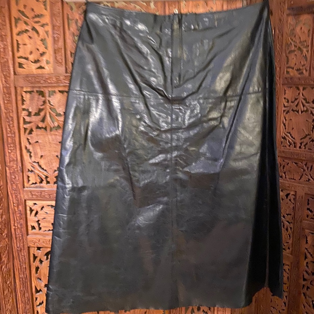 Vintage Black Leather Banana Republic Leather